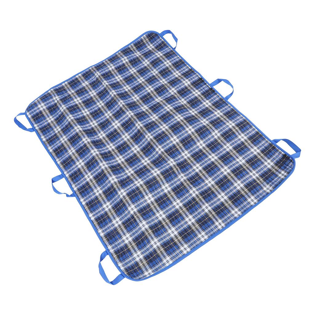 Positioning Bed Pad with 6 Reinforced Handles Washable Reusable Incontinence Mattress Protector