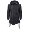 Jesienne męskie bluzy z kapturem Bluzy Casual Solidna bluza z długim rękawem Męskie Slim Fit Ciemne z kapturem Luźne płaszcze