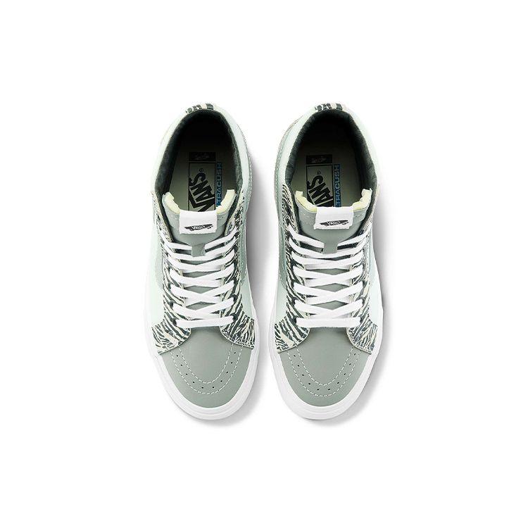 Vans Sk8-Hi Reissue EF VLT LX Animal Print - Drizzle Unisex Sneakers Grey True-White VN0A5HUX9MW