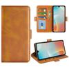 For Samsung Galaxy M16 5G Case Calf Texture Leather Wallet Phone Cover