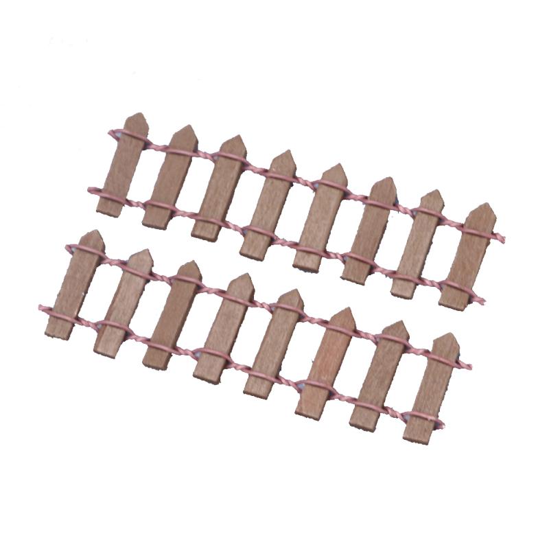 

2 шт./компл. 1:12 кукольных домиков, мини-мебельные аксессуары, микросцена, сплошной цвет, красочный деревянный забор коричневый