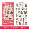 Crayon Shin chan Transparent Cartoon Account Decoration Po Bag Phone Notebook Gooka Transparent Stickers Gifts