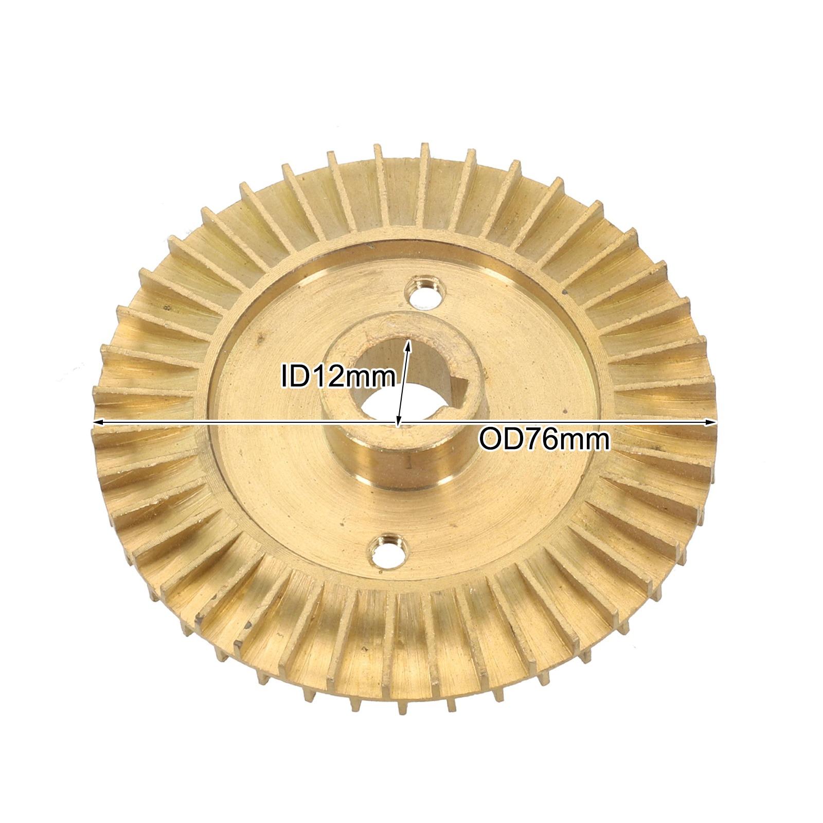 

Efficient Brass Water Pump Impeller Self Priming for Easy Installation OD76mm ID12mm