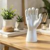 White Hand Display Stand Fingers Extended HandShaped Mannequin Upright for Store Showcase