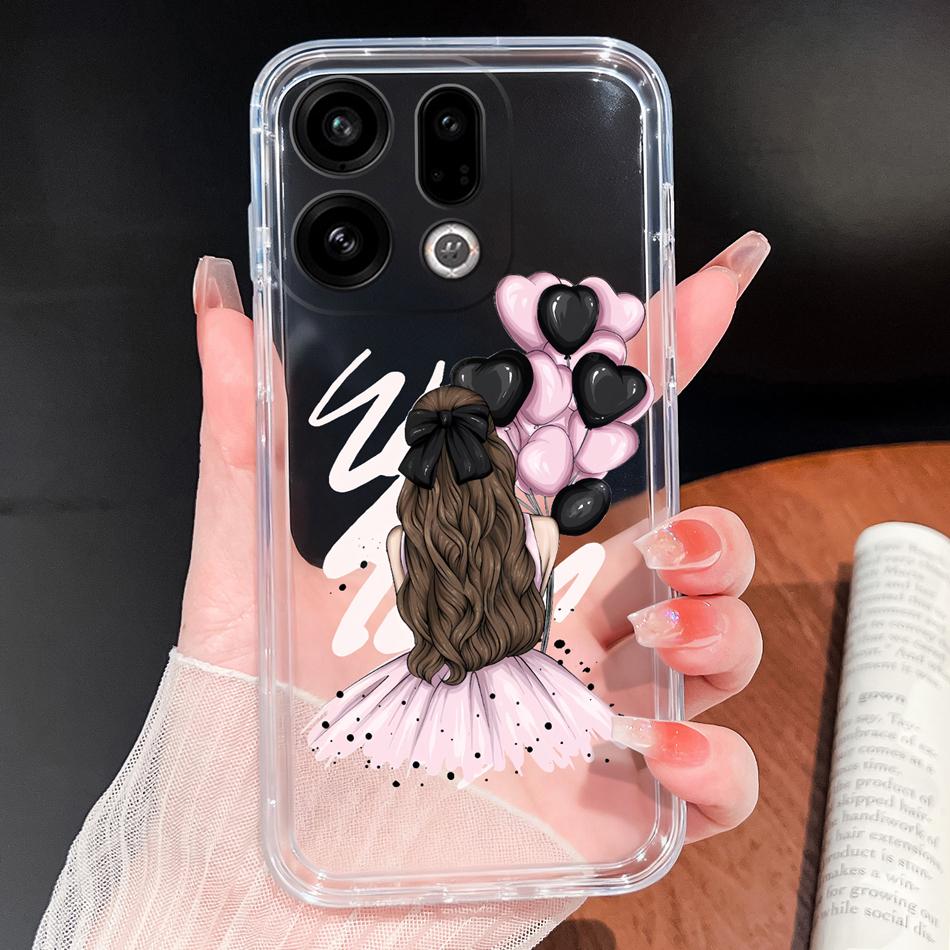 For Oppo Find X9 Pro Phone Case Unique Style Soft TPU Transparent Silicone Lightweight Cover For Oppo Find X 9 Protective Shell