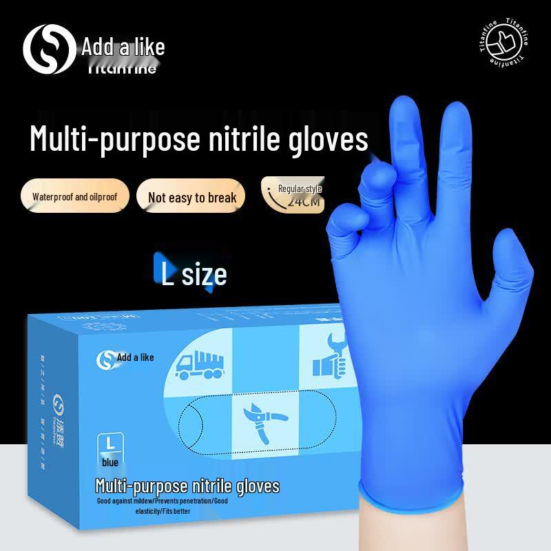 Titanfine Disposable Nitrile Gloves L