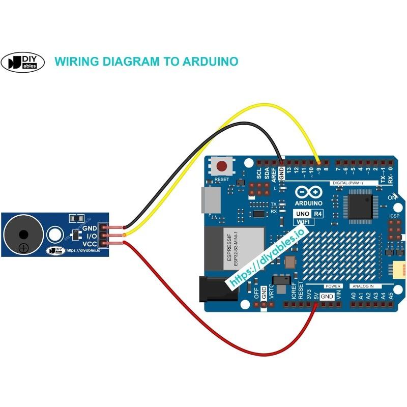 5/10PCS Active/Passive Buzzer Low Level Modules 3.3V-5V Buzzer Alarm Beeper Module 3 Pin Beep Sensor Module for Arduino, ESP32,