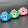 Cat Shape Ring Watch Cartoon Finger Rhinestone Bowknot Elastic Stainless Steel Band Women Birthday Gift Fashion Accessories
