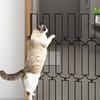 Retractable Pet Gate Easy Install Metal Pet Gate Dog Safety Fence Indoor Home Barrier Space Saving for Cats