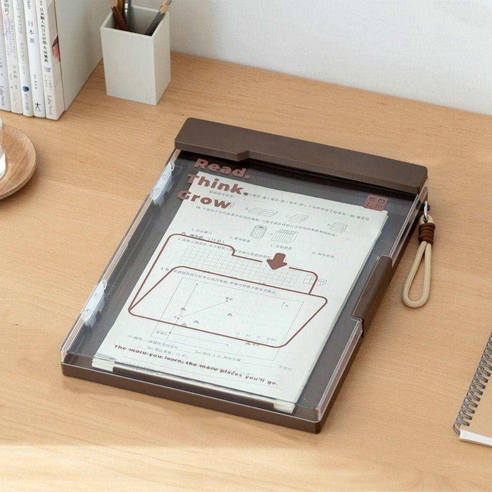 Thickened Document Holder Large Capacity File Storage Box File Organizer for Office