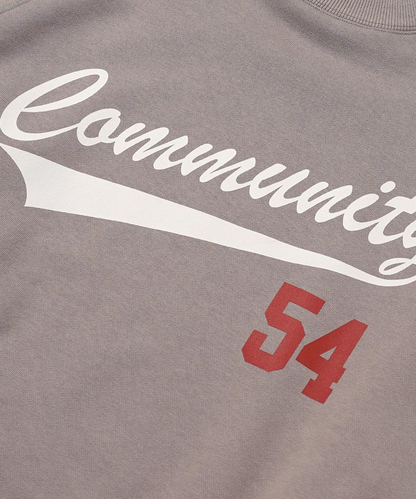 Deomail [Set]Community 54 Sweat Shirts Pants - Brown