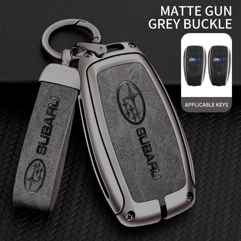 

Car Key Chain Metal Key Shell Car TPU Zinc Alloy Key Case Bag For Subaru STI Outback Brz Wrx Xv Ascent Forester Impreza Legacy