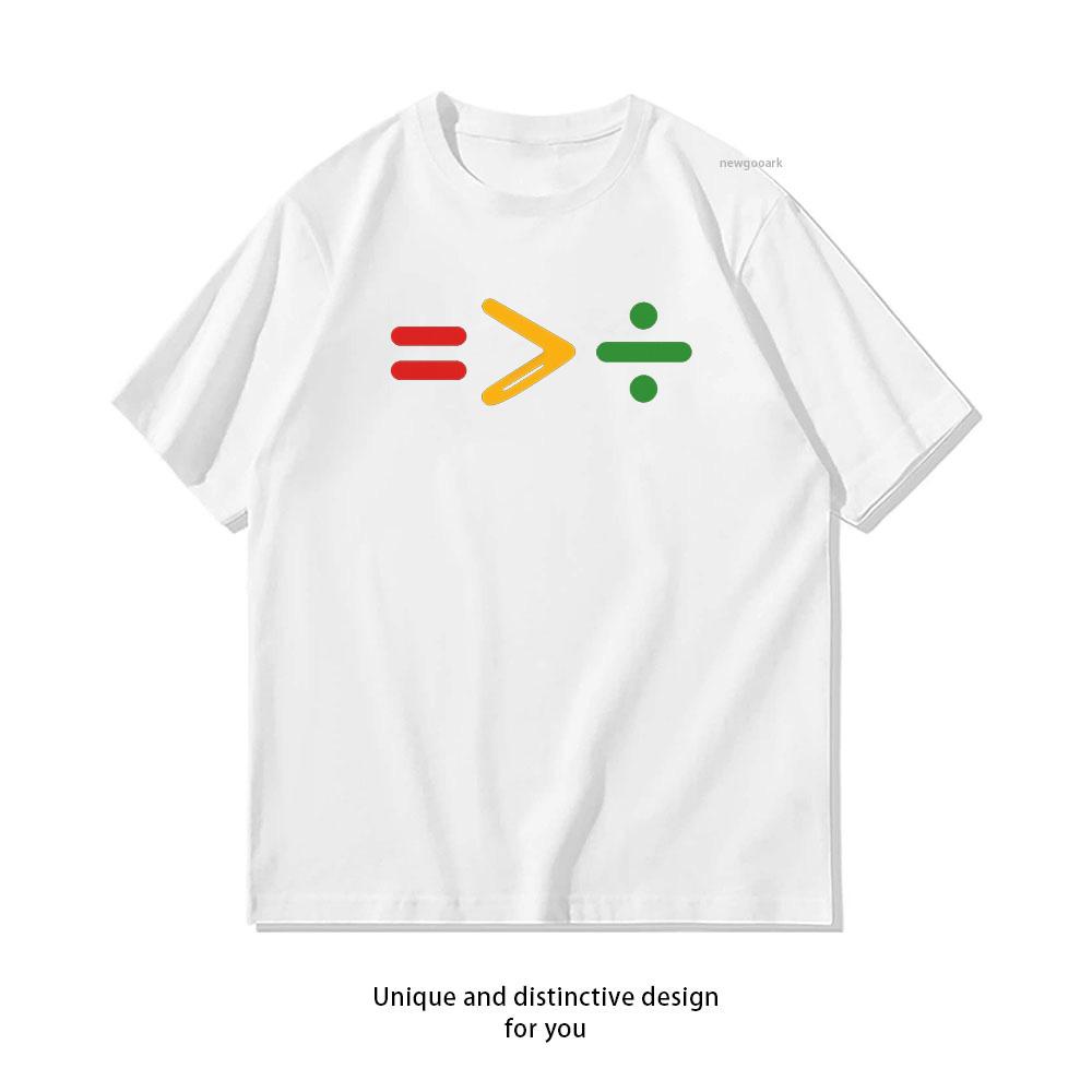 Juneteenth Equality Is Greater Than Division Afro Pride Classic tshirt woman man Casual cotton printed t shirts Oneck tee M
