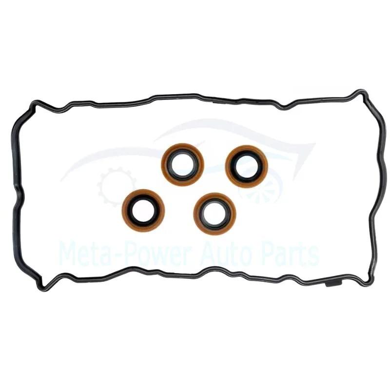2 Sätze Motor Zylinderkopf Ventildeckel Dichtung Zündkerzen Dichtung VS50777R 13270-JG30A für 2007-2012 Nissan Altima Rogue Sentra 2.5L