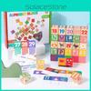 Wooden Number Puzzle Blocks For Early Learning And Cognitive Development For Toddlers