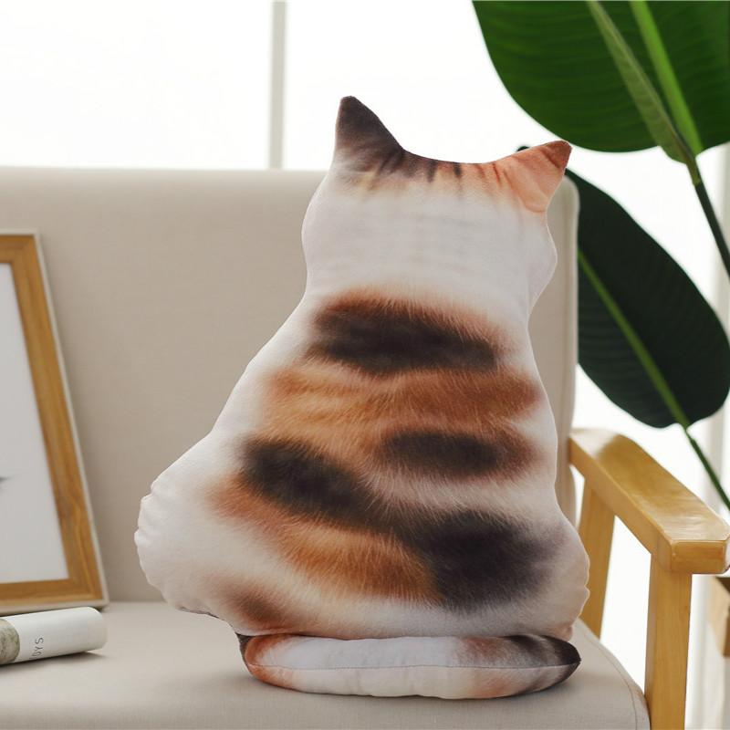 

Милые плюшевые подушки в форме кошки, подушка в виде тени для спины кошки, подушка в форме кошки с наполнителем в виде животного, милая подарочная подушка для детей, игрушки 43cm