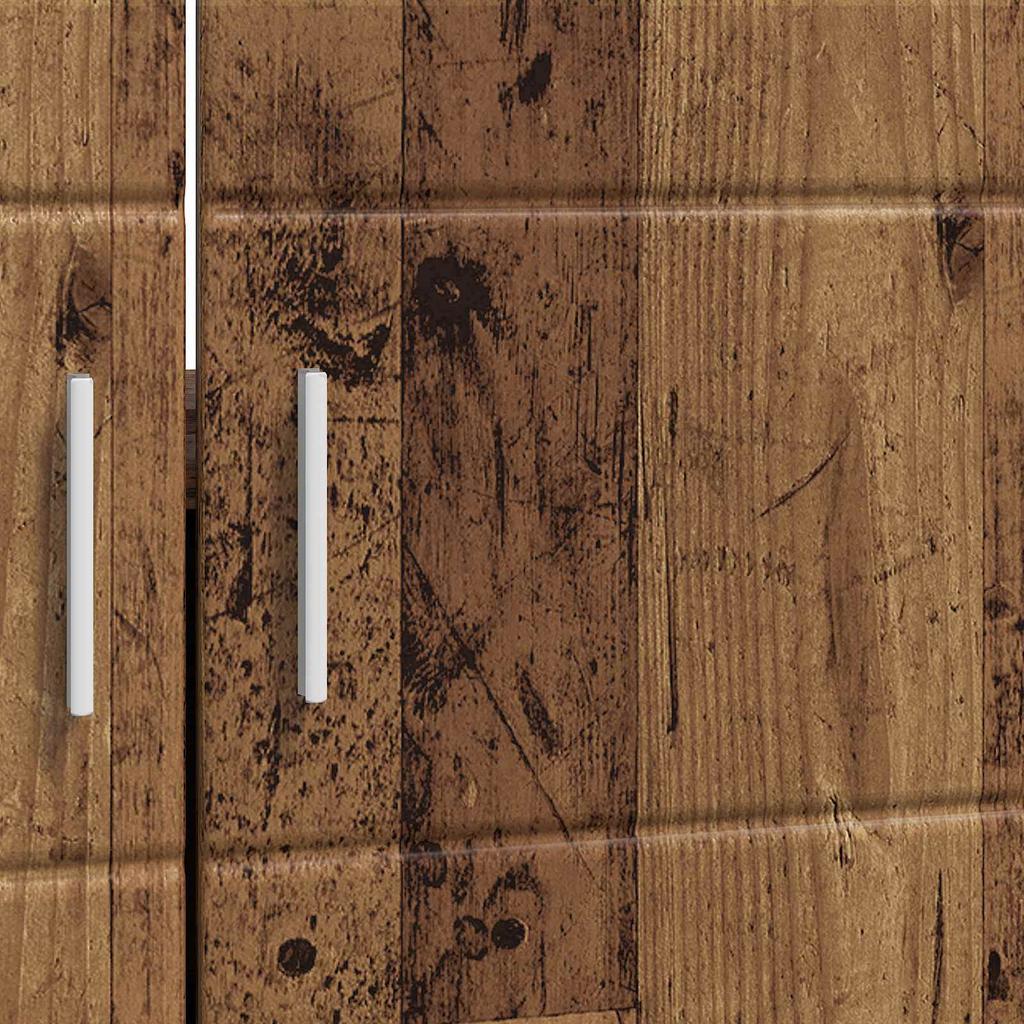 Bathroom Cabinet Set TULUM Rustic Wood 60 x 34 x 63 cm