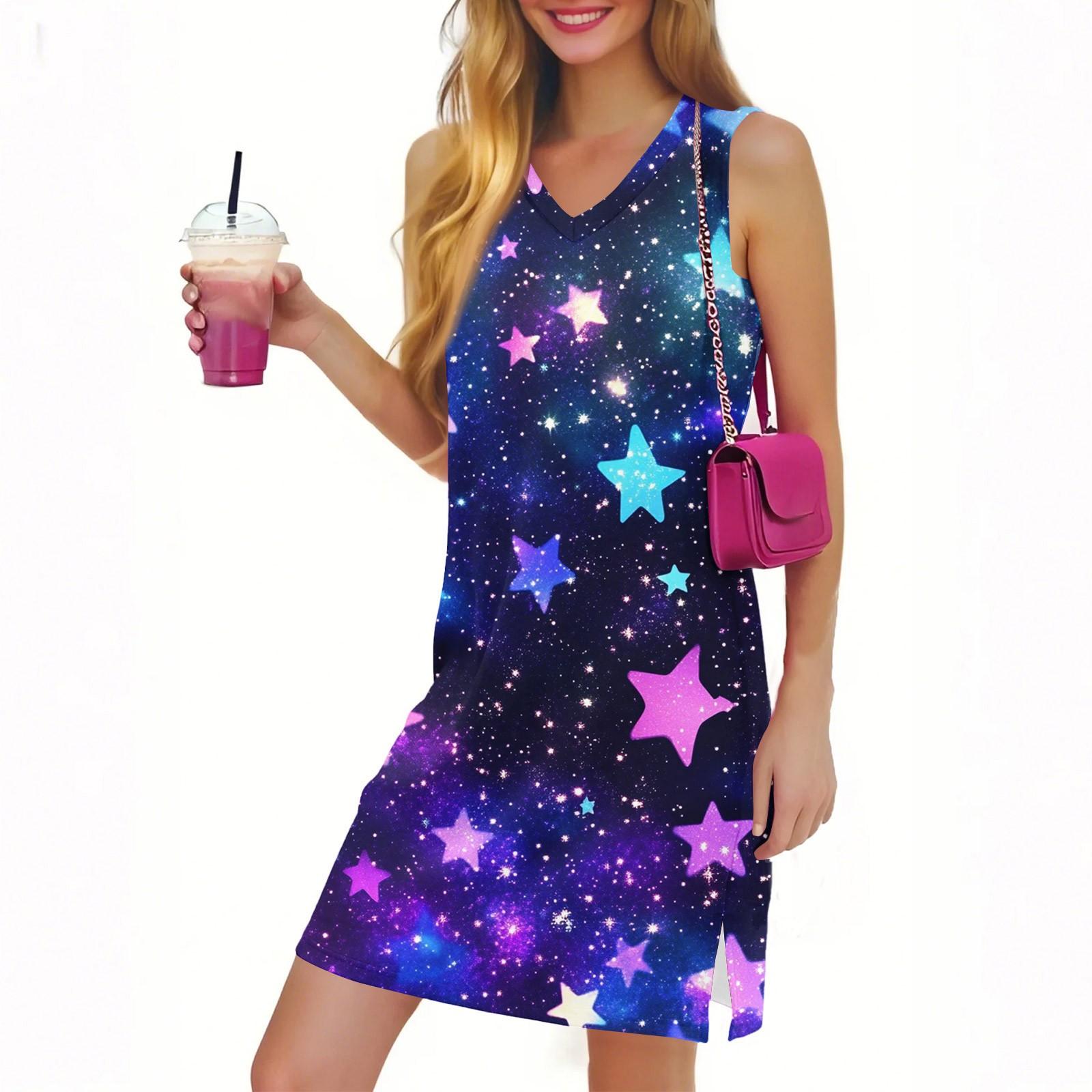 

Женское повседневное модное сексуальное платье без рукавов с V-образным вырезом и цветочным подолом L армия зеленый