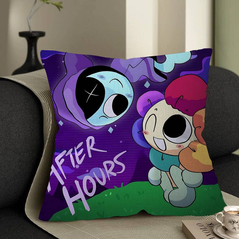 Game D-Dandys World Decorative Room Aesthetics Pillow Case Home Decor Bedroom Sofa Bed Couch Pillow Cover 45x45