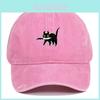 Classic Cotton Baseball Cap With Embroidered Text And Curved Brim For Urban Casual Style