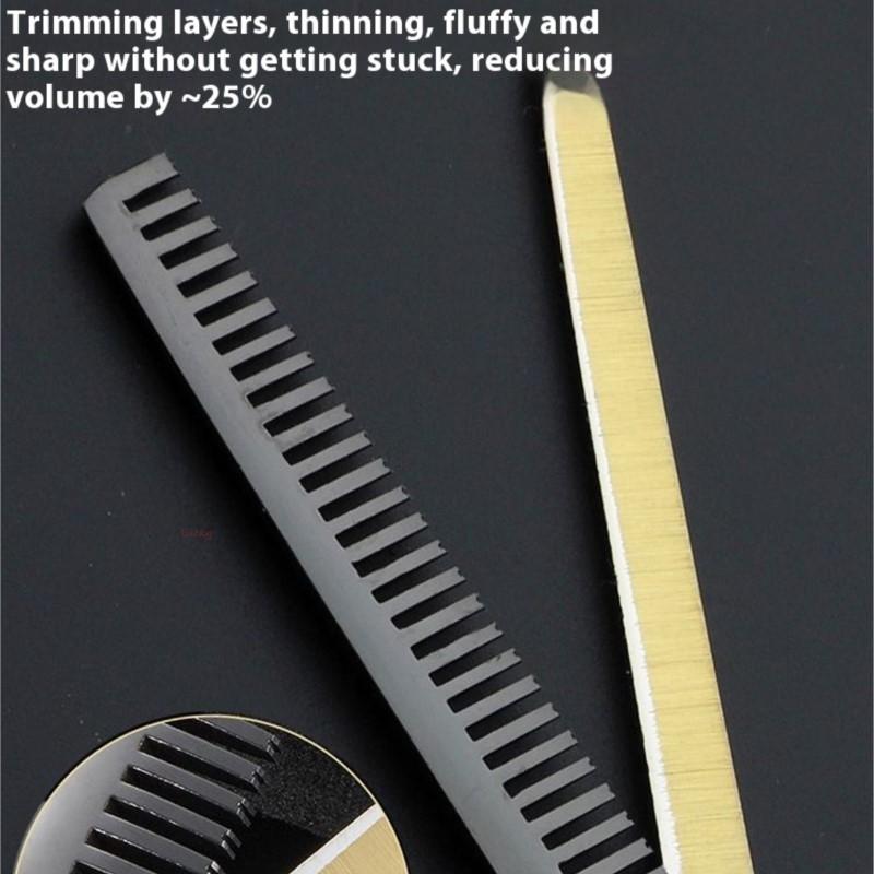 Barber Scissors Professional Hairdressing Shears, Stainless Steel Hair Clipper & Trimmer Kit, Texture Cutting Thinning Tool
