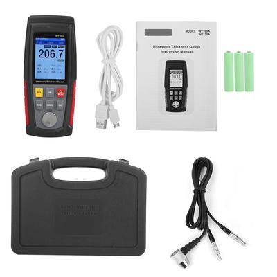 WT100A Hochpräzises Digitales Ultraschall-Dickenmessgerät Messgerät Tester USB-Aufladung