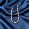 Exquisite 999 Sterling Silver Rose Bracelet for Women – Elegant Flower Design, Perfect High-End Gift