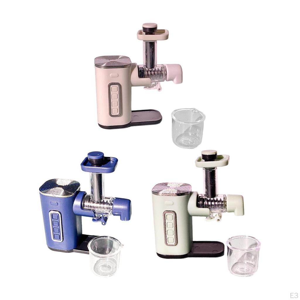 1/12 Entsafter Modell Puppenhaus Dekoration, Simulationsmöbel Kleine Küchengeräte Lebensszene für