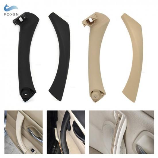 Passenger Side INNER / OUTER Door Panel Handle Pull Trim Cover For BMW E90 328i