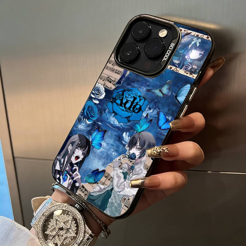 

A-Ado Kyogen Phone Case For IPhone17 16 11 12 13 14 15 16 Pro Max Plus Cover Colored Silver Funda Bumber iPhone16SE4
