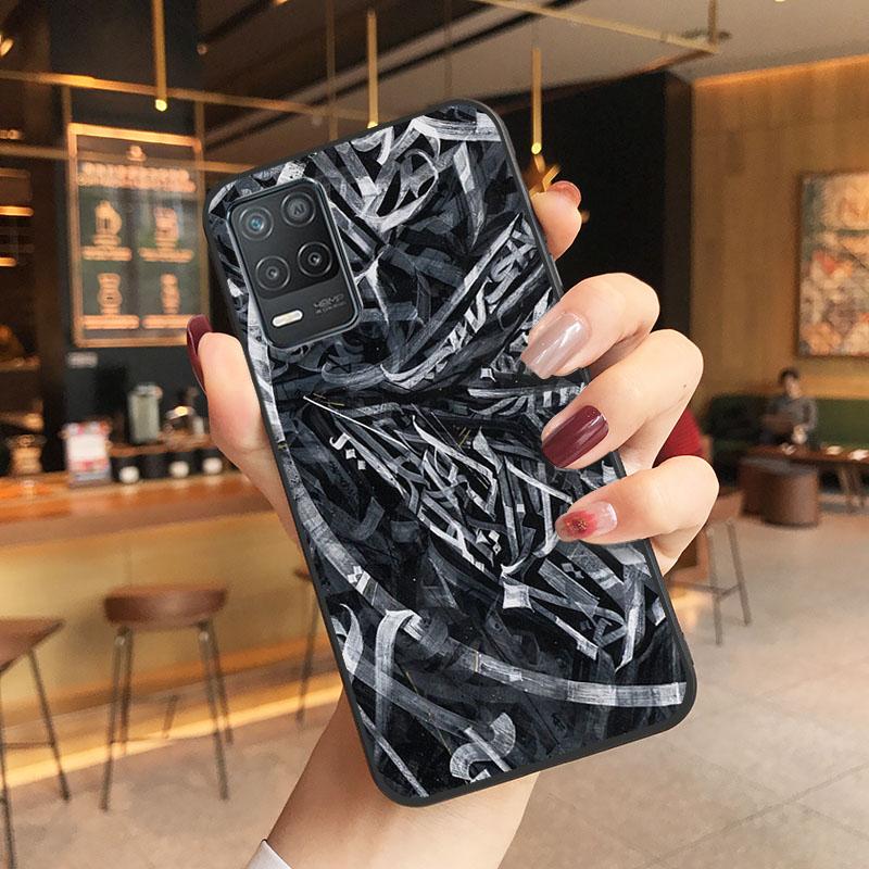 Pokras Lampas Graffiti Case for OPPO Realme GT 2 Pro X2 Pro XT C25S 8 7 6 Pro 6i Realme GT Master C3 C21 C21Y C11 X3 SuperZoom