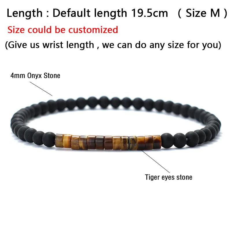 Minimalist 4mm Bead Bracelet Unisex Emperor Onyx Small Stone Bracelet Meditation Yoga Couple Bracelet
