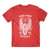 Wings And Wheel T-Shirt. Motorcycle Biker Tee 100% Cotton Premium Tee NEW