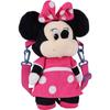 Pluche tas Minnie Mouse Disney – schoudertas voor kinderen, 3D gezicht, ultrazacht pluche