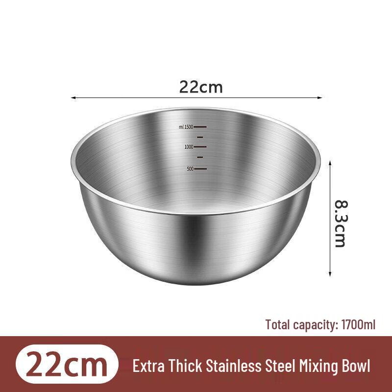 Star Food-Grade 316 Stainless Steel Mixing Bowl