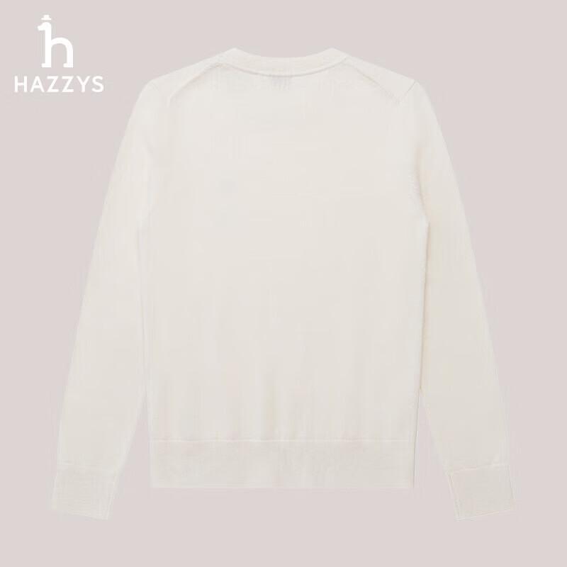 HAZZYS Women's Round Neck Wool Sweater