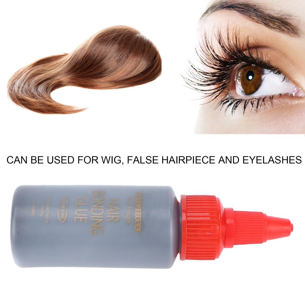 Spitzenperückenkleber Stark Haftend Wasserdicht Falsches Haarteil Wimpern Klebekleber 30ml