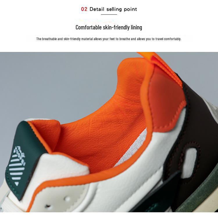 2024 Winter Breathable Men's Fashion High-End Sports Casual Shoes - Comfortable All-Match Daddy Sneakers