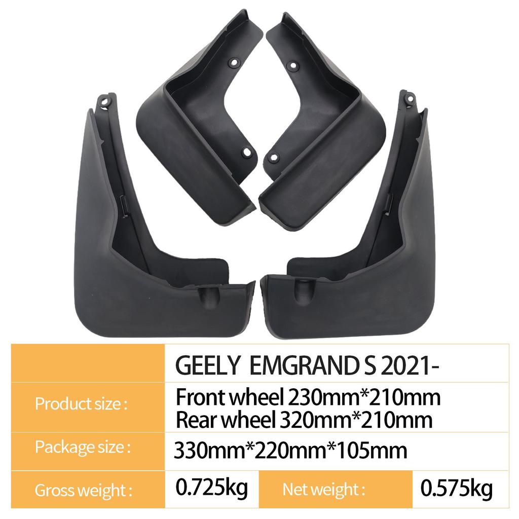 Geely EMGRAND S 2021 Tire Mudguard for Cross-Border E-commerce