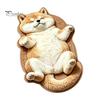 Unique Cat Pattern Floor Mat Cozy Shaped Rug, Plush Cartoon Area Mat, Soft Warm Atmosphere Interior Decor Crystal Velvet Decorative Rug for