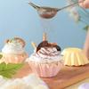 Pack of 50 Safe Food Grade Paper Cake Holders Greases Proof Cupcake Liners Holiday Party Mini Paper Baking Cups