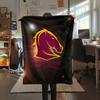 Brisbane Broncos Flanelldecke mit Aufdruck, Hohe Qualität, Bequem für alle Jahreszeiten, Heimdekoration, Wärme und Komfort