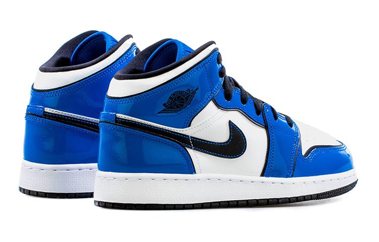 Jordan 1 Mid Signal Blue GS BQ6931-402