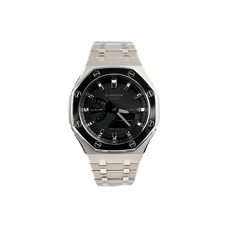 CASIO Unisex 44mm Black Watch GA-2100-1A1(Watch1--) Regular Box