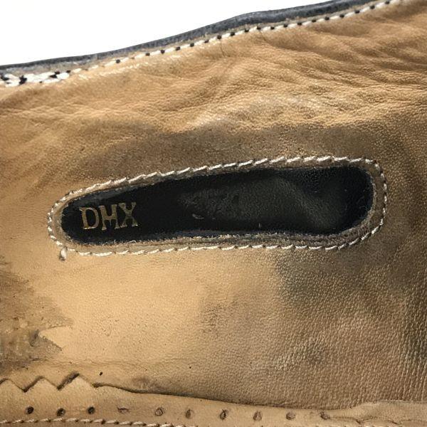 DAKS/Goodyear Welt Leather Full Brogue Wingtip Shoes/27.5/Black/Closed Lacing Business(USED)