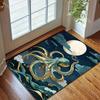 Multiple Sizes Octopus Swimming Under Moon Carpet for Living Room Bedroom Sofa Home Decor Rug Non-slip Floor Mat Luxury Gift