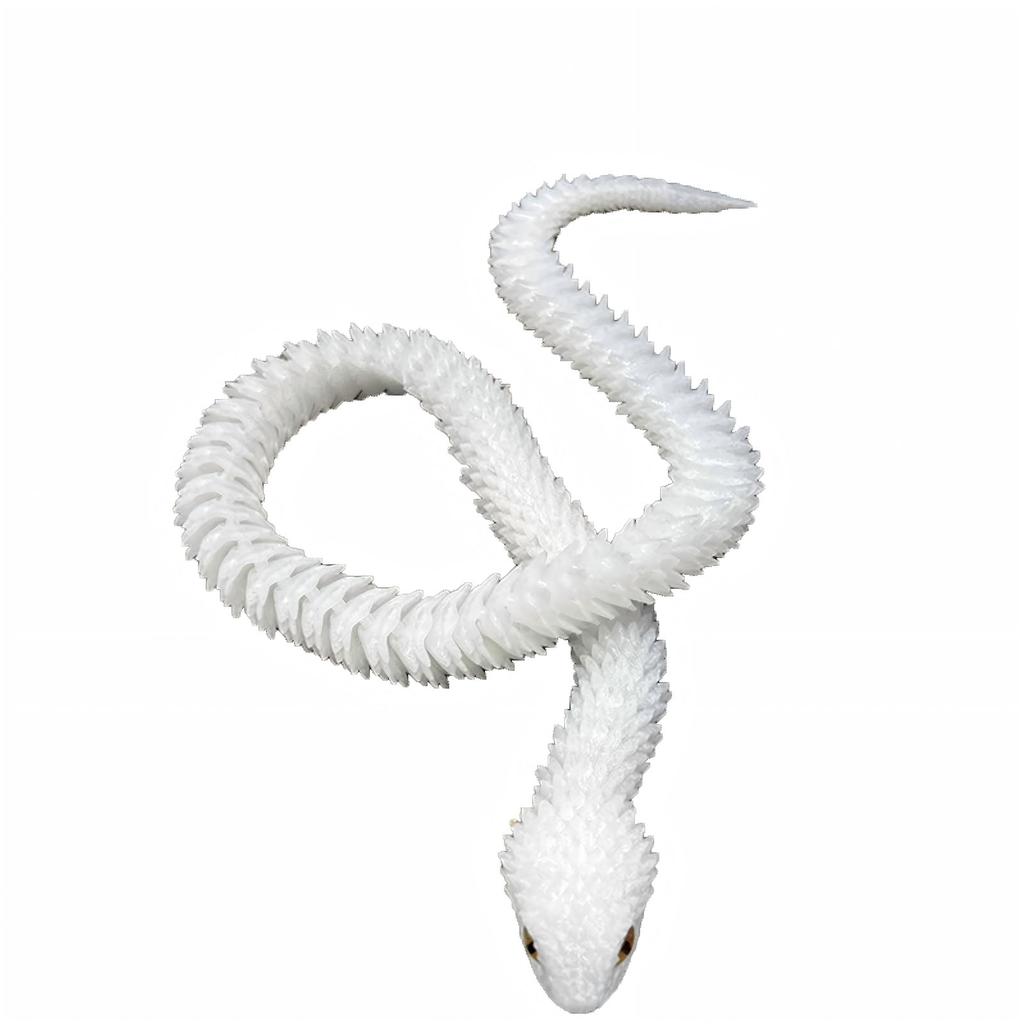 Flexible 60cm Snake Toy Model Realistic Design with Textured Body Soft Material for Educational and Recreational Use
