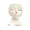 Creative Garden Decoration Face Planters Cute Girl Resin Pot Head Planter Yard Statues Sculptures Garden Ornaments Decor