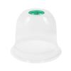 10pcs Plastic Planting Protective Cover Transparent Thermal Seedling Insulation Cover Reusable Moisturizing Seedling Hood