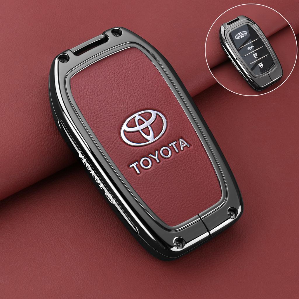 For Toyota 2026 Hot Hub Caps Car Key Case Cover Shell Keychain Accessories For Toyota CHR Hilux Fortuner Land Cruiser 200 Camry